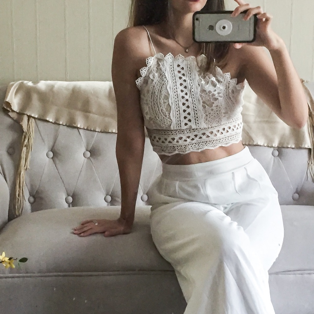 Rio de Janeiro White Chiffon Set - Picture 5 of 9
